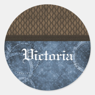 Metallgehäuse Runder Aufkleber