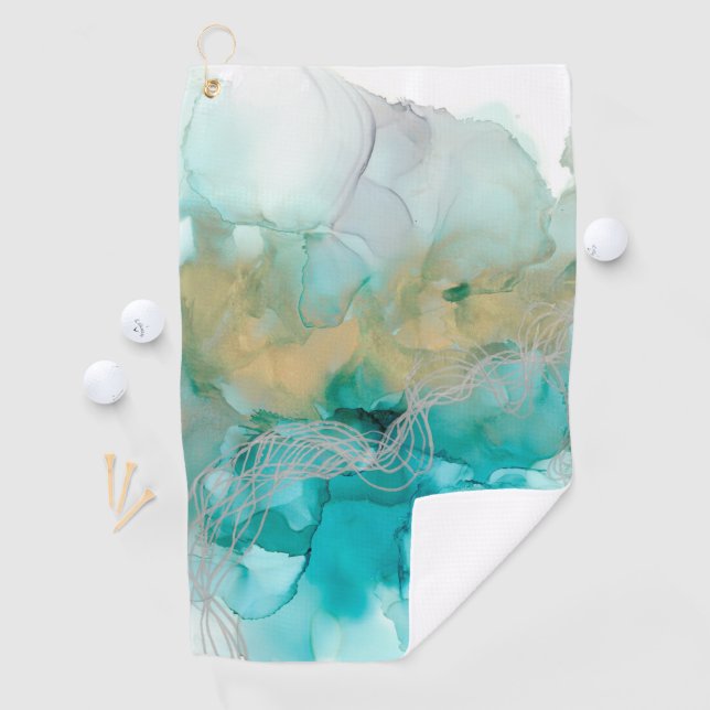 Metallgewebe Golfhandtuch (Insitu)