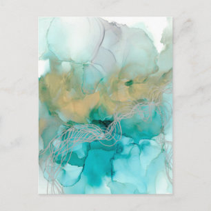 Metallgewebe Postkarte