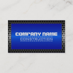 Metallgrenzbau Elegant Steel Look #56 Visitenkarte