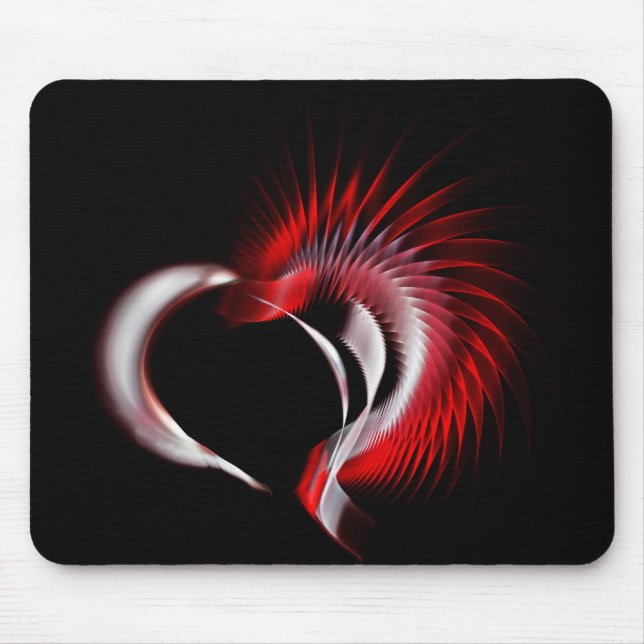 Metallherz Mousepad (Vorne)