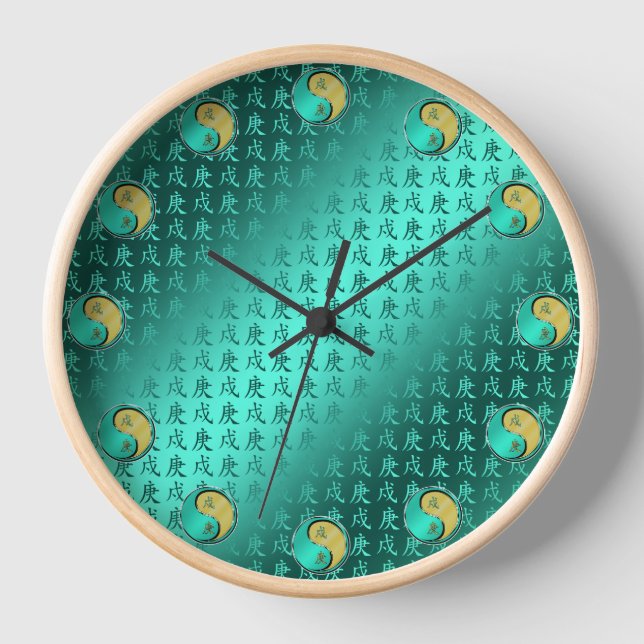 Metallhund Uhr (Vorderseite)