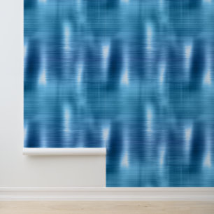 Metallic Aqua Blue Tapete