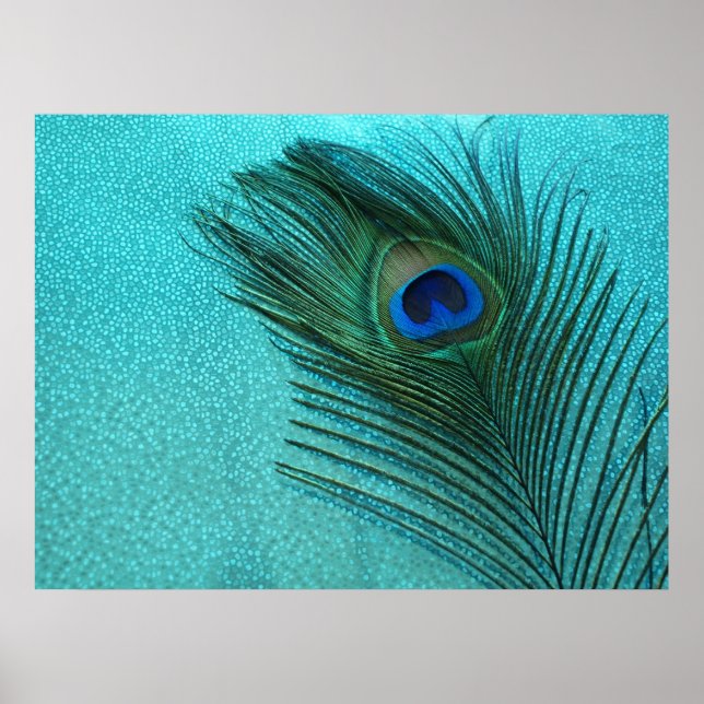 Metallic Aqua Poster (Vorne)
