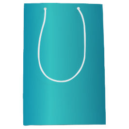 Metallic Blue Mittlere Geschenktüte