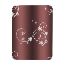 Metallic Brown White Wirbel Weihnachten