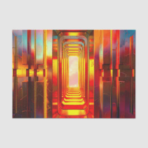 Metallic Celestial Sky Seidenpapier