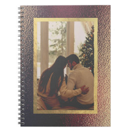 Metallic Custom Foto Spiral Notebook Notizblock