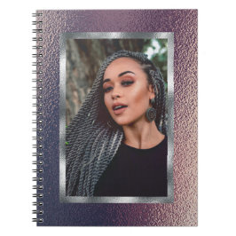 Metallic Custom Foto Spiral Notebook Notizblock