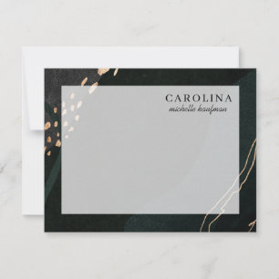 Metallic-Geode-Note-Karte Mitteilungskarte