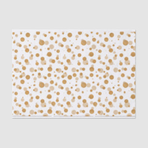 Metallic Gold Dots Weihnachten Seidenpapier