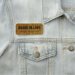 Metallic Gold Foil für Firmenlogo für Mitarbeiter Namensschild