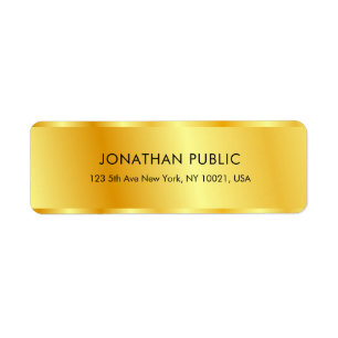 Metallic Gold Look Eleganter Glamour Template