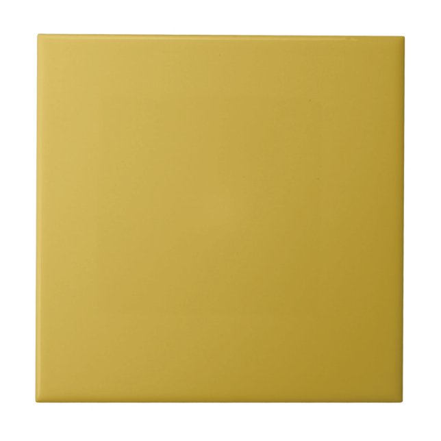 Metallic Gold Solid Color Tile Fliese (Vorderseite)