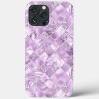 Metallic Lila Chic Eleganter Glitzer Chic