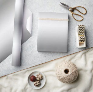 Metallic Look Silver Moderne Glamour Template Best Geschenkpapier