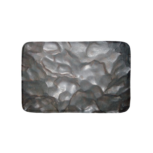 Metallic Meteorite Rock Pattern, Badematte (Vorderseite)