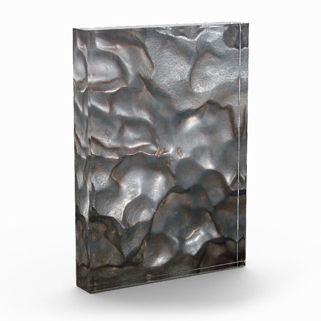 Metallic Meteorite Rock Pattern, Fotoblock (Links)