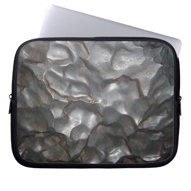 Metallic Meteorite Rock Pattern, Laptopschutzhülle (Vorderseite)