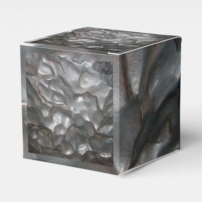 Metallic Meteorite Rock Print, Geschenkschachtel (Vorderseite)