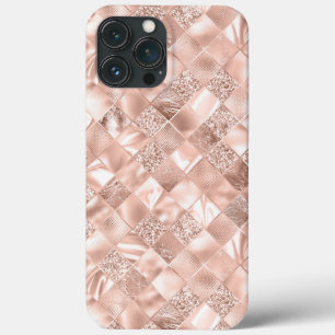Metallic Pink Blush Chic Eleganter Glitzer Case-Mate iPhone Hülle