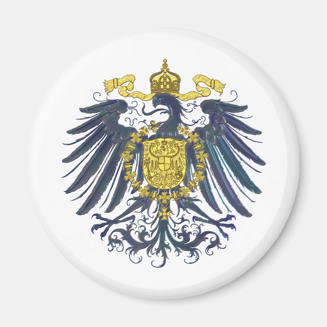 Metallic Preussian Eagle Magnet (Vorne)