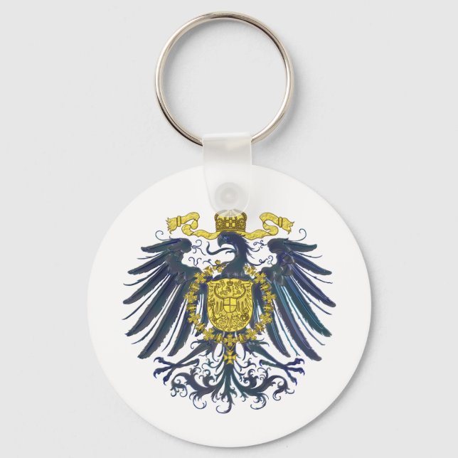 Metallic Preussian Eagle Schlüsselanhänger (Vorderseite)