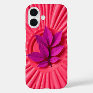 Metallic Silver Fuchsia Case-Mate iPhone Case