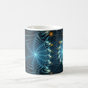 Metallic Spider Webs Kaffeetasse