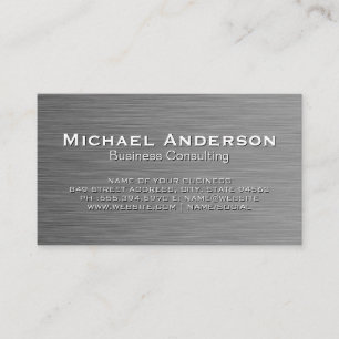 Metallic Texture Business Card Visitenkarte