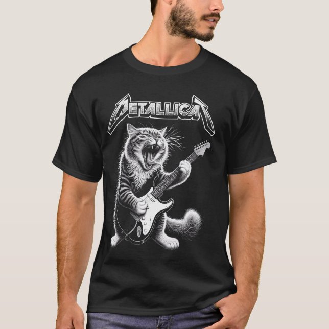 Metallicat - Funny Cat 2 T-Shirt (Vorderseite)