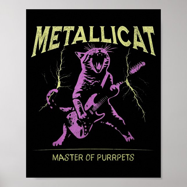 Metallicat Master Of Purrpets  Poster (Vorne)