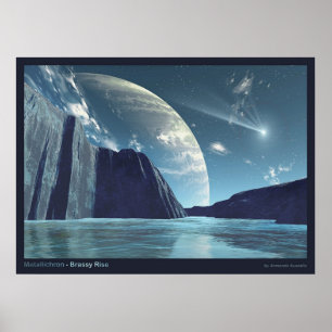 Metallichron - Brassy Rise Poster
