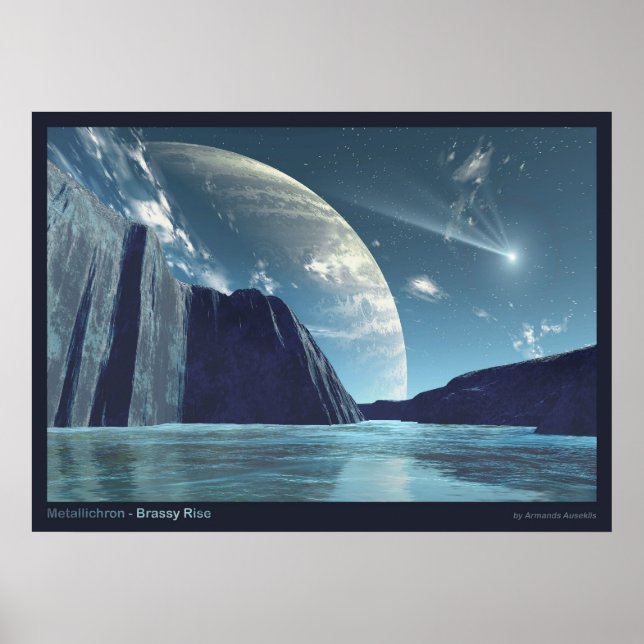 Metallichron - Brassy Rise Poster (Vorne)