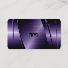 Metallicmetallischer geometrischer Hintergrund Bus Visitenkarte