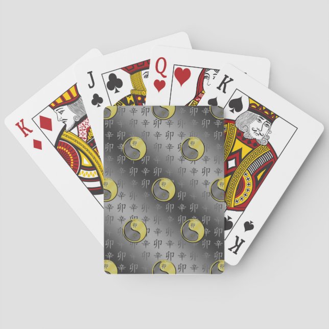Metallin Kaninchen Spielkarten (Rückseite)