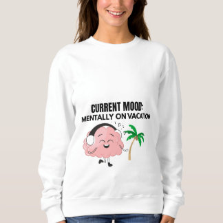 Metallisch auf Urlaub | chilliger lustiger Spruch- Sweatshirt