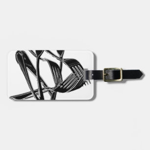 metallisch gepäckanhänger