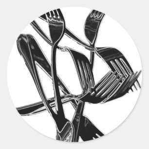 metallisch runder aufkleber