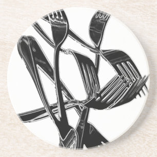 metallisch sandstein untersetzer