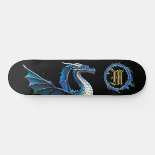 *~* Metallische AP88 Elemental Golden BLAUE Dragon Skateboard