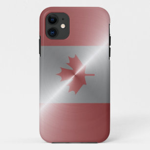 Metallische Flagge von Kanada Case-Mate iPhone Hülle