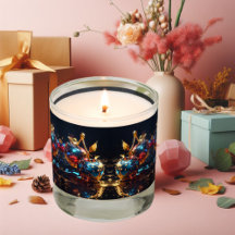 Metallische Gläser-Kirschen-Kerzen-Kerze