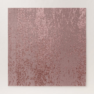 Metallische goldene Textur, Quarz aus Rose. Puzzle