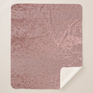Metallische goldene Textur, Quarz aus Rose. Sherpadecke