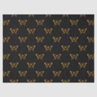 Metallische Goldplatten auf Schwarz
