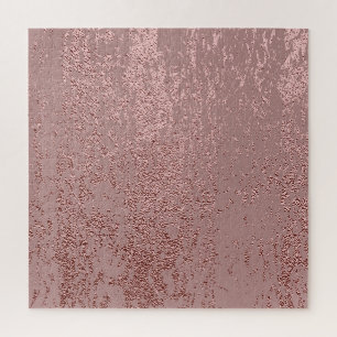 Metallische Goldtextur, Rosenquarz. Puzzle