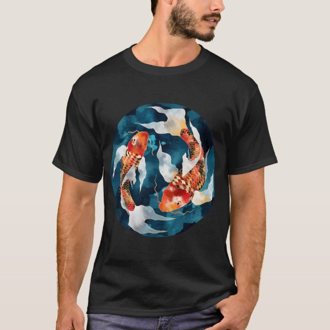 Metallische Koi T-Shirt (Vorderseite)