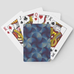 Metallische Kreise optische Täuschung, nahtloses P Spielkarten