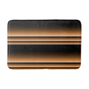 Metallische kupferne Bronzestreifen Browns Ombre Badematte